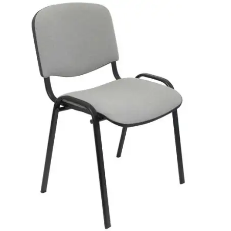 (PACK126PTNA40) PIQUERAS Y CRESPO PACK DE 1 SILLA FIJA APILABLE ISO TAPIZADA ARAN GRIS