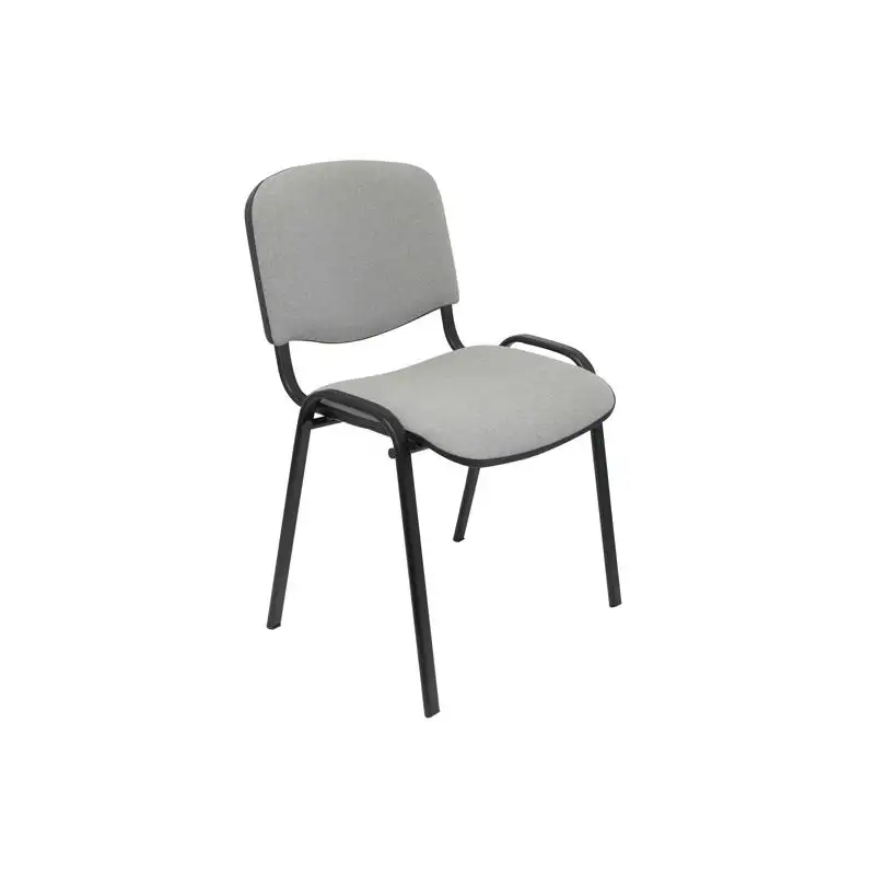 (PACK226PTNA40) PIQUERAS Y CRESPO PACK DE 2 SILLAS FIJAS APILABLES ISO TAPIZADA ARAN GRIS