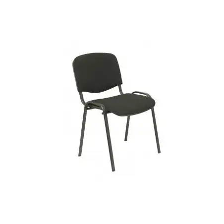 (PACK226PTNA840) PIQUERAS Y CRESPO PACK DE 2 SILLAS FIJAS APILABLES ISO TAPIZADA ARAN NEGRO
