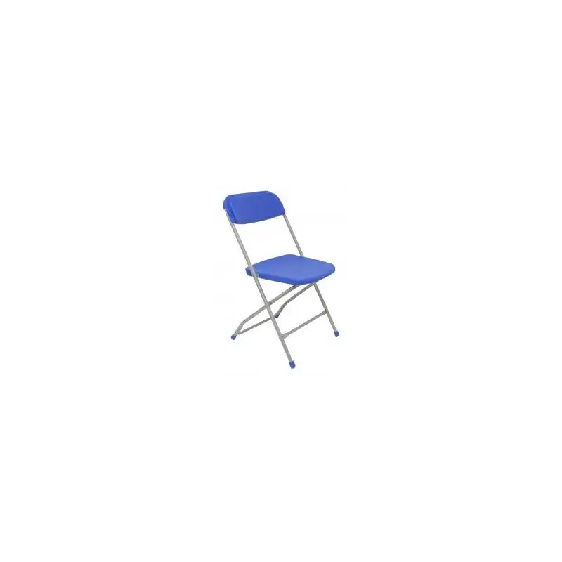 (PACK5314AZ) PIQUERAS Y CRESPO PACK DE 5 SILLAS PLEGABLE ALUMINIO Y PP SIN BRAZOS AZUL