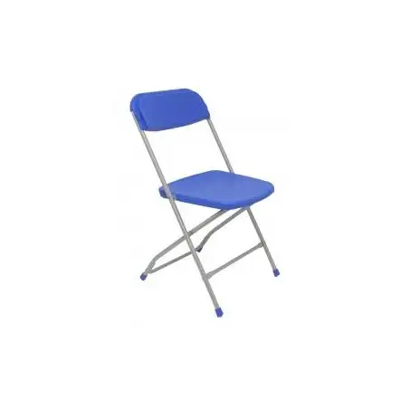 (PACK5314AZ) PIQUERAS Y CRESPO PACK DE 5 SILLAS PLEGABLE ALUMINIO Y PP SIN BRAZOS AZUL