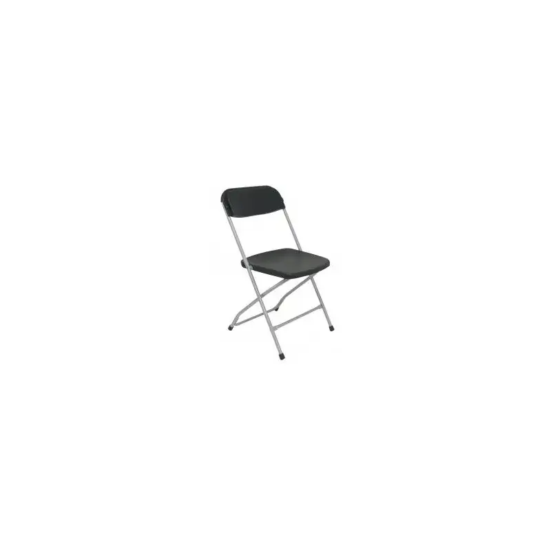 (PACK5314NE) PIQUERAS Y CRESPO PACK DE 5 SILLAS PLEGABLE ALUMINIO Y PP SIN BRAZOS NEGRO