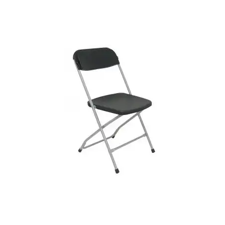 (PACK5314NE) PIQUERAS Y CRESPO PACK DE 5 SILLAS PLEGABLE ALUMINIO Y PP SIN BRAZOS NEGRO