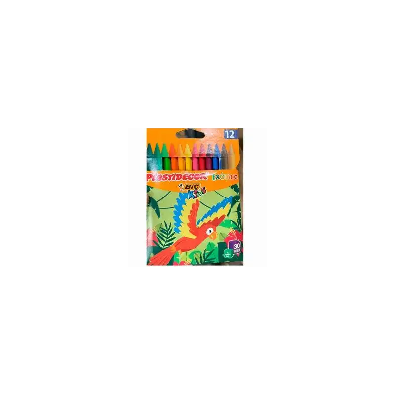 (9339612) PLASTIDECOR CERAS EXOTIC COLORES SURTIDOS ESTUCHE 12 UD