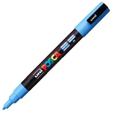 (284760000) POSCA MARCADOR  PC-3M PUNTA CÓNICA 0