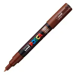 (285080000) POSCA MARCADOR  PC-1M NO PERMANENTE PUNTA FINA 0.7-1MM MARRÓN