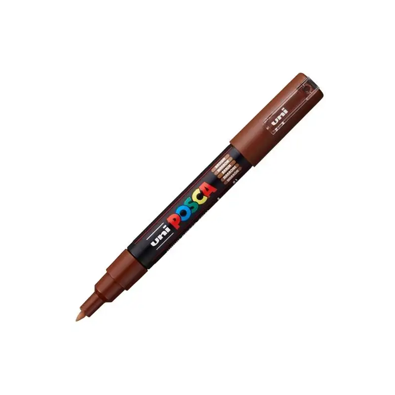 (285080000) POSCA MARCADOR  PC-1M NO PERMANENTE PUNTA FINA 0.7-1MM MARRÓN