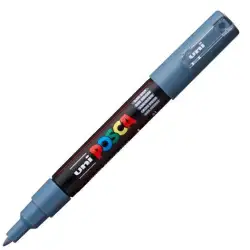 (285296000) POSCA MARCADOR  PC-1M NO PERMANENTE PUNTA FINA 0.7-1MM GRIS PIZARRA