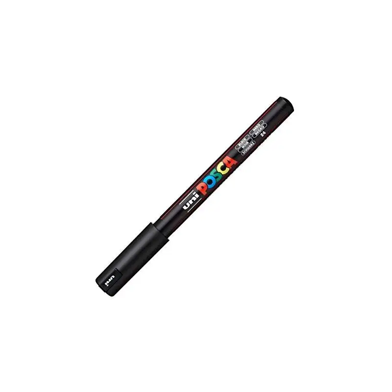 (289827000/317842000) POSCA MARCADOR  PC-1MR NO PERMANENTE PUNTA EXTRAFINA 0.7MM  NEGRO