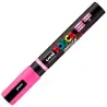 (311811000) POSCA MARCADOR PC-5BR BRUSH PUNTA M SEMIFLEXIBLE ROSA