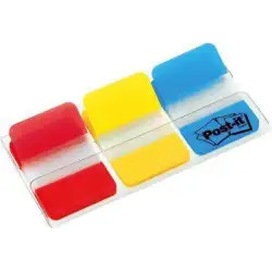 (7000146810) POST-IT INDEX RIGIDO ROJO AZUL AMARILLO - 3 DISPENSADORES STD 3X22