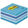 (7100172385) POST-IT CUBO DE NOTAS MULTICOLOR 5X90 HOJAS 76X76 TONOS AZUL PASTEL