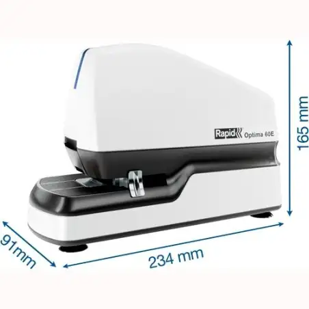 (2102355) RAPID GRAPADORA ELÉCTRICA OPTIMA 60 PLATA / NEGRO