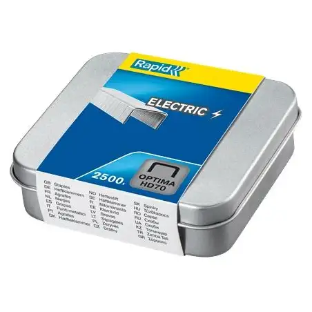 (5001375) RAPID GRAPAS OPTIMA HD70 GALVANIZADAS -CAJA DE 2500-
