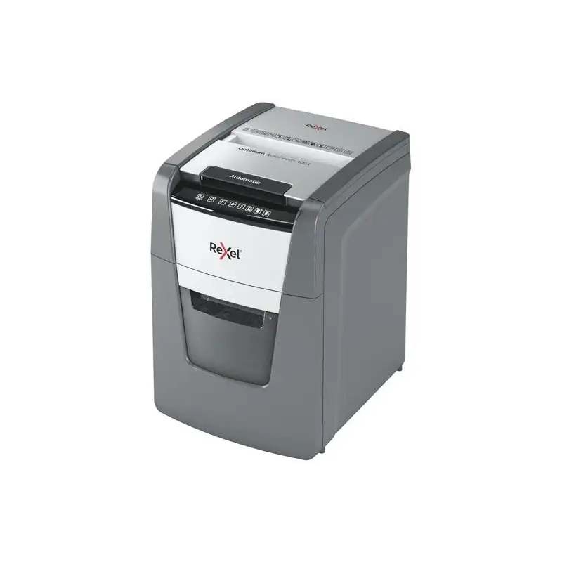 (2020100XEU) REXEL DESTRUCTORA AUTOMÁTICA OPTIMUM AUTOFEED 100X AUTOALIMENTACIÓN C/PARTÍCULAS P-4 NEGRO