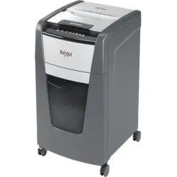 (2020225XEU) REXEL DESTRUCTORA AUTOMÁTICA OPTIMUM AUTO + 225X CORTE PARTÍCULAS P-4 (4X26MM) ANTIATASCO NEGRO