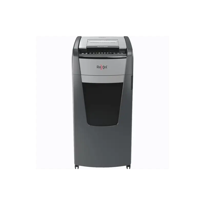 (2020600XEU) REXEL DESTRUCTORA AUTOMÁTICA OPTIMUM AUTOFEED 600X CORTE PARTICULAS P-4 (4X30MM) ANTIATASCO  NEGRO