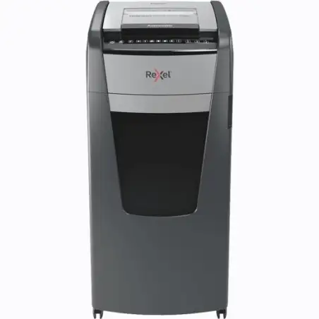 (2020600XEU) REXEL DESTRUCTORA AUTOMÁTICA OPTIMUM AUTOFEED 600X CORTE PARTICULAS P-4 (4X30MM) ANTIATASCO  NEGRO