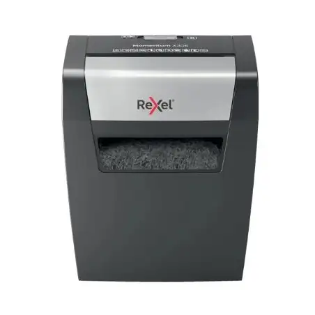 (2104570EU) REXEL DESTRUCTORA MANUAL MOMENTUN X308 CORTE CONFETI 5X42MM - HASTA 8 HOJAS A LA VEZ - NEGRO