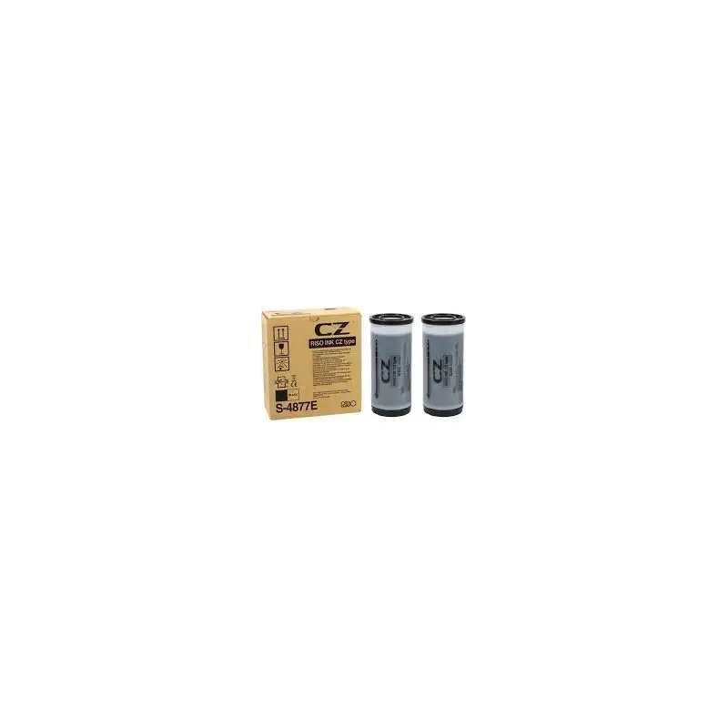 (S-4877E) RISO TINTA NEGRO CZ180 (PACK 2)