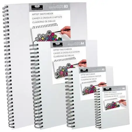 (RCSB-A3) ROYAL LANGNICKEL CUADERNO DE BOCETOS A3 ESPIRAL CUBIERTA DE LONA