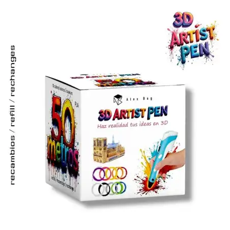 (AB-0310) ROYMART RECAMBIOS BOLI 3D 50 MTS. 10 COLORES