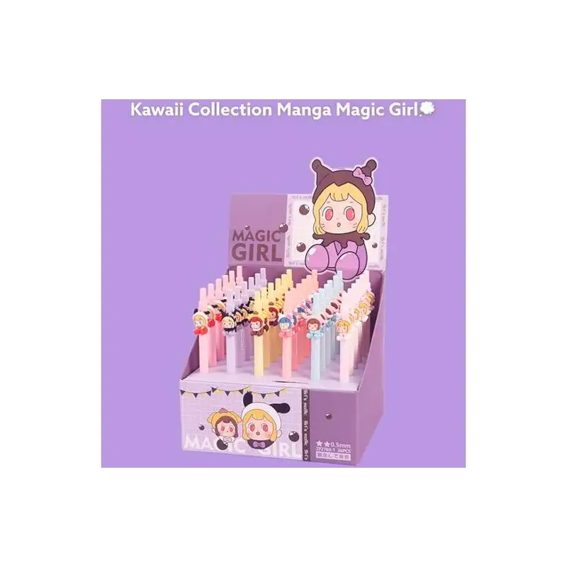 (EZV-2769) ROYMART BOLIS GEL MAGIC GIRL CLICK PEN SURTIDOS EXPOSITOR 36 UD
