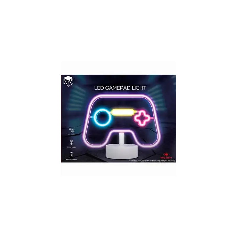 (NH-378) ROYMART LÁMPARA DE NEÓN FIGURA GAMEPAD