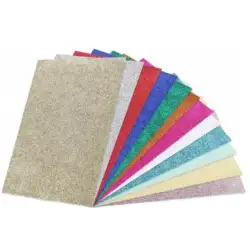 (20293) SADIPAL CARTULINA PURPURINA 50X65CM MONOCOLOR 330GR BLISTER DE 5H AZUL