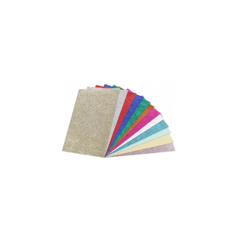 (20293) SADIPAL CARTULINA PURPURINA 50X65CM MONOCOLOR 330GR BLISTER DE 5H AZUL