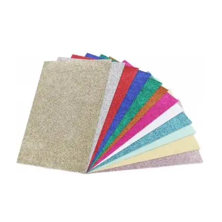 (20293) SADIPAL CARTULINA PURPURINA 50X65CM MONOCOLOR 330GR BLISTER DE 5H AZUL