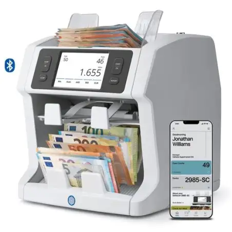 (112-0754) SAFESCAN CONTADORA DE VALOR DE BILLETES Y CLASIFICADORA - MODELO 2995-SC