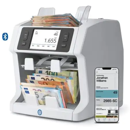 (112-0755) SAFESCAN CONTADORA DE VALOR DE BILLETES Y CLASIFICADORA - MODELO 2985-SC
