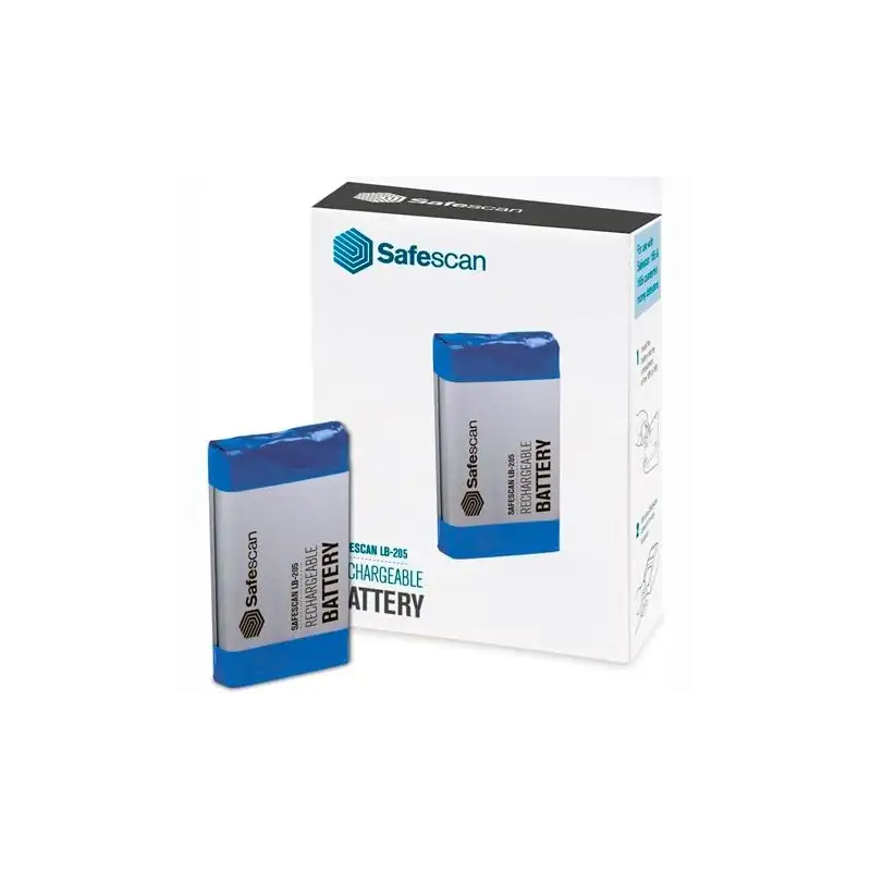 (131-0477) SAFESCAN BATERÍA RECARGABLE LB-205 PARA CONTADORAS DE DINERO MODELOS 6165