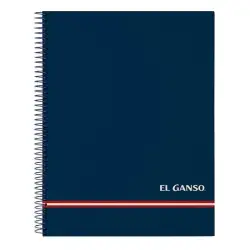 (512409064) SAFTA BLOC ESPIRAL A4 MICRO 120H 5X5 T/DURAS FORRADAS EL GANSO "CLASSIC"