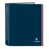 (512409657) SAFTA CARPETA DE ANILLAS 4X35MM FOLIO LOMO ANCHO EL GANSO "CLASSIC" AZUL