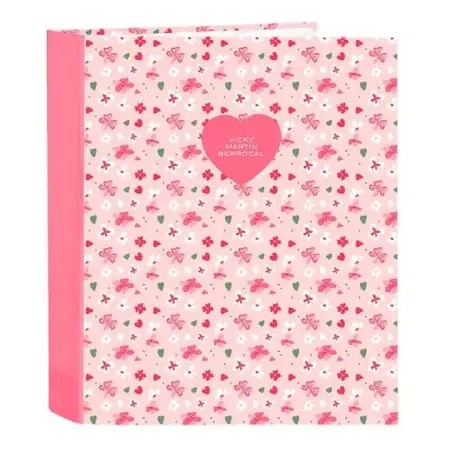 (512436657) SAFTA CARPETA DE ANILLAS 4X35MM FOLIO LOMO ANCHO VMB "IN BLOOM"