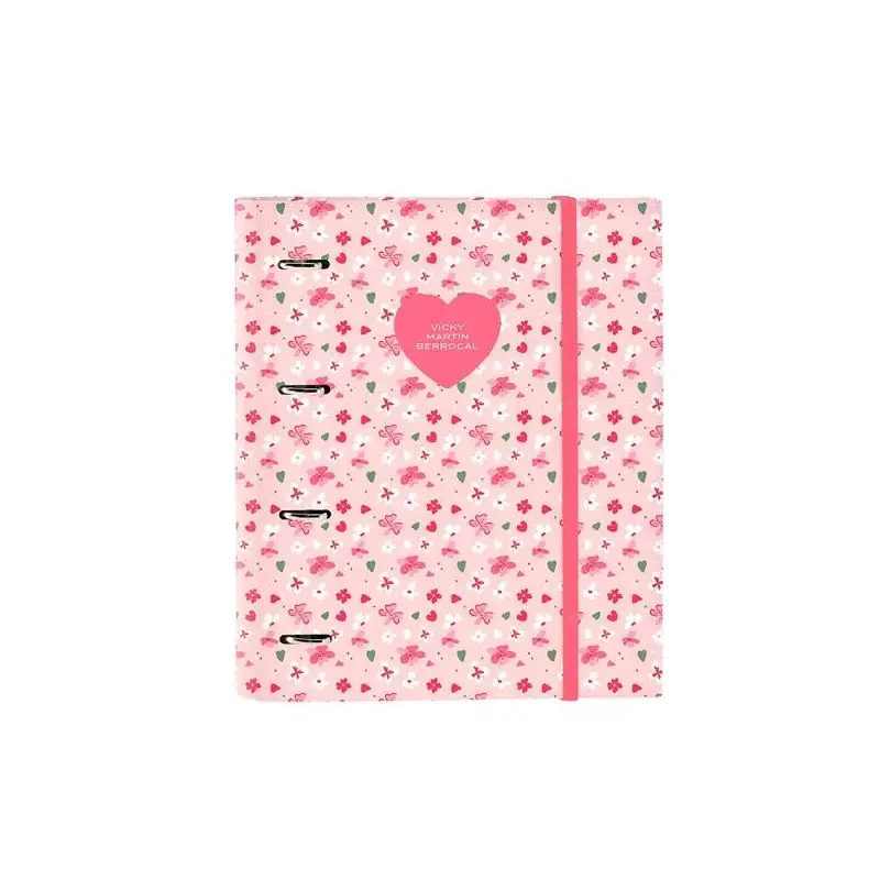 (512436666) SAFTA CARPETA DE ANILLAS 4X35MM A4 C/RECAMBIO 100H 80GR 5X5 C/SEPARADORES T/DURAS VMB "IN BLOOM"