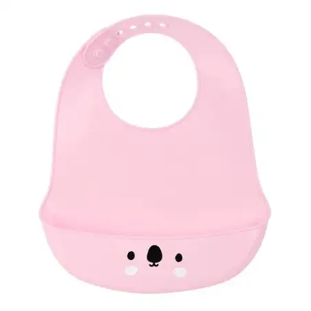 (822107922) SAFTA BABERO DE SILICONA "KOALA" PINK