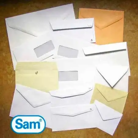 (141507) SAM BOLSA DIN K5 VERSAM 160 C AUTOADHESIVO CON TIRA DE SILICONA 162X229 80 GRAMOS KRAFT 250 SOBRES