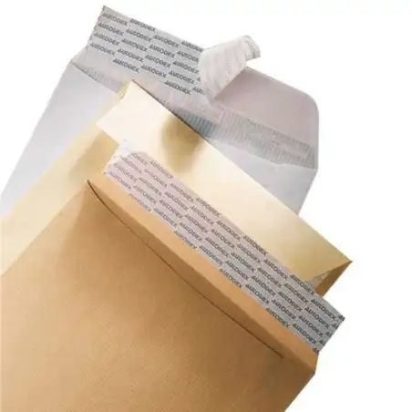 (143800) SAM BOLSA DIN C4 AUTOADHESIVO CON TIRA DE SILICONA SB/C4 229X324 90 GRAMOS CELULOSA CHAMOIX 250 BOLSAS