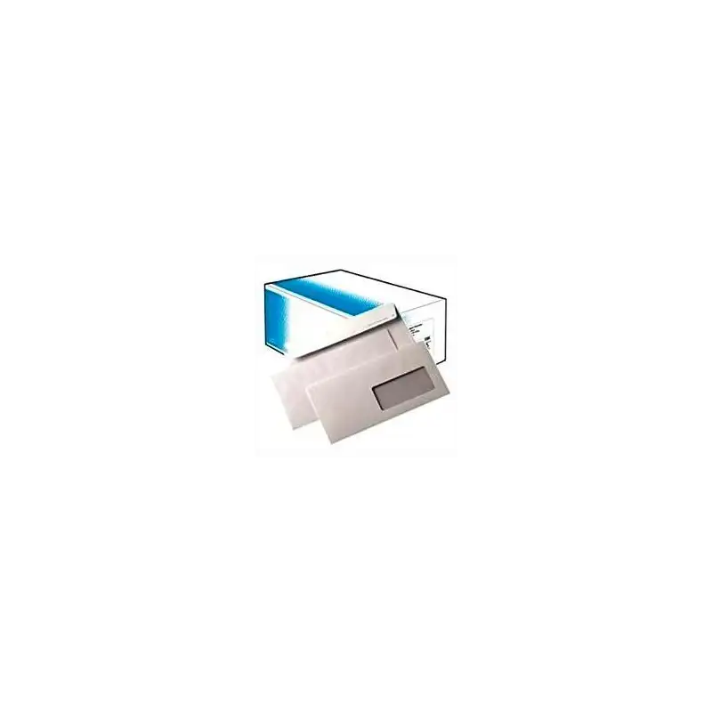 (247643) SAM SOBRE OPEN-110 VD DIN DL  AUTOADHESIVO CON TIRA DE SILICONA 110X220 CON VENTANA DERECHA 90 GRAMOS OFFSET BLANCO ...