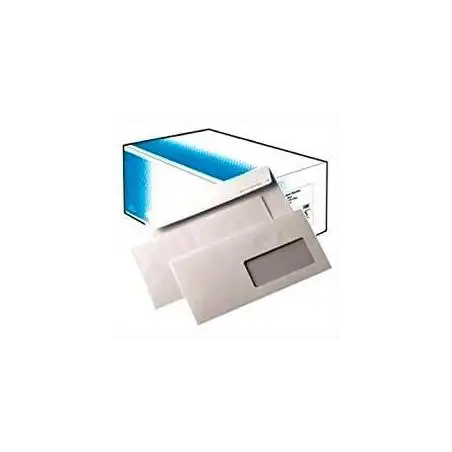 (247643) SAM SOBRE OPEN-110 VD DIN DL  AUTOADHESIVO CON TIRA DE SILICONA 110X220 CON VENTANA DERECHA 90 GRAMOS OFFSET BLANCO ...