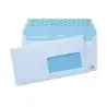 (247726) SAM SOBRE AMERICANO OPEN-115 VD AUTOADHESIVO CON TIRA DE SILICONA 115X225 90 GRAMOS VENTANA DERECHA OFFSET BLANCO 50...