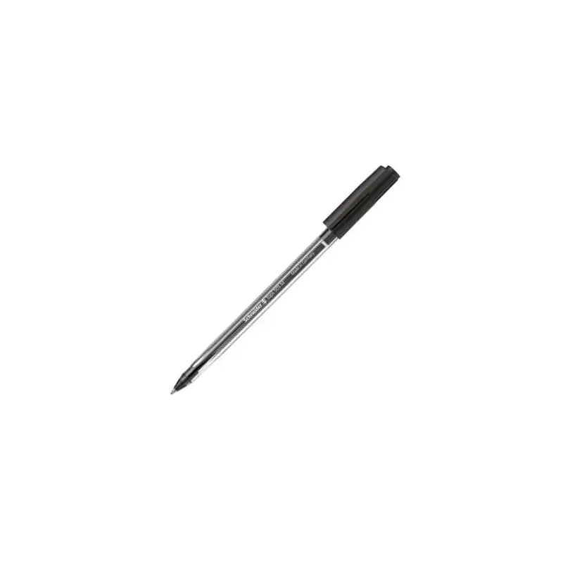 (SH150601) SCHNEIDER BOLÍGRAFO TOPS 505 M CUERPO TRANSPARENTE TINTA NEGRA CAJA 50 UD