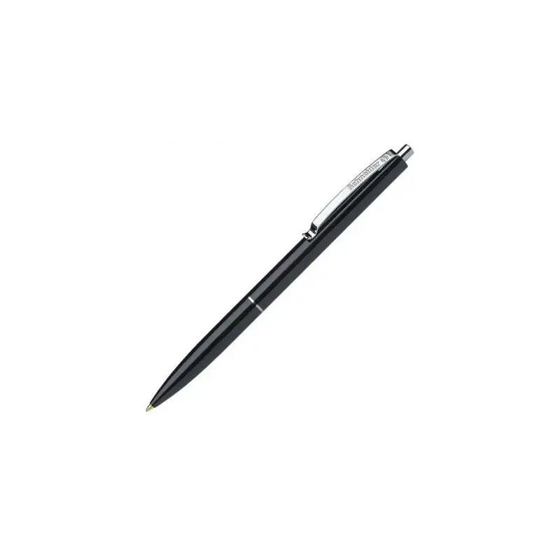 (SH3081) SCHNEIDER BOLÍGRAFO FINO K15 CON CLIP METÁLICO RECARGABLE NEGRO