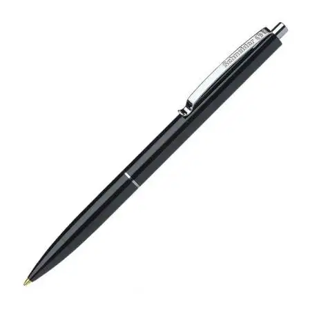 (SH3081) SCHNEIDER BOLÍGRAFO FINO K15 CON CLIP METÁLICO RECARGABLE NEGRO