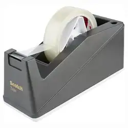 (7000080564) SCOTCH DISPENSADOR PARA ROLLOS DE HASTA 25MM X 66 METROS NEGRO