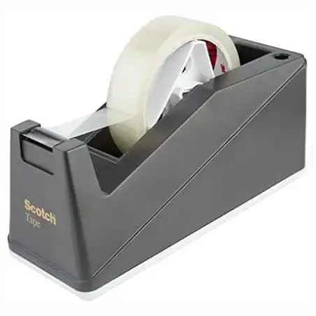 (7000080564) SCOTCH DISPENSADOR PARA ROLLOS DE HASTA 25MM X 66 METROS NEGRO