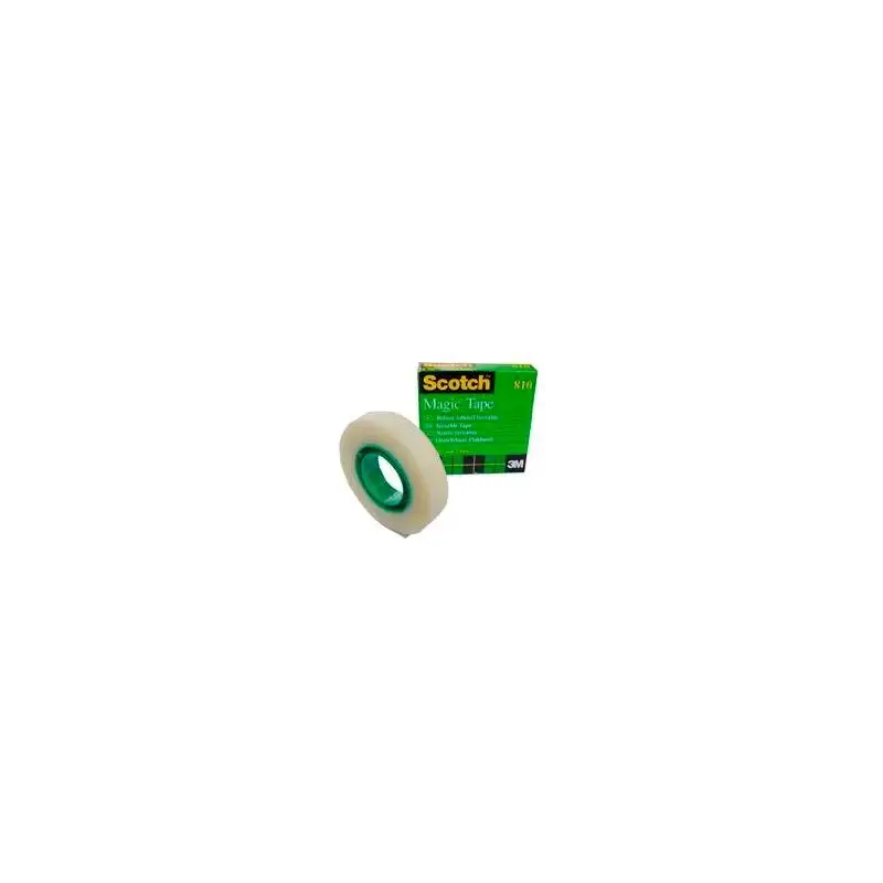 (7100054153) SCOTCH CINTA ADHESIVA INVISIBLE MAGIC ROLLO 12MM X 33M CAJA INDIVIDUAL